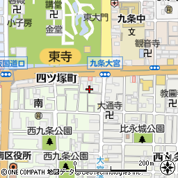 京都府京都市南区西九条南田町43-3周辺の地図