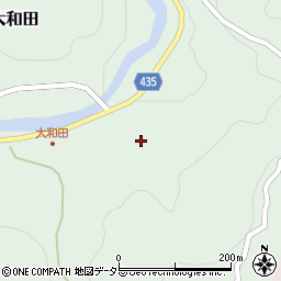 愛知県新城市作手大和田道瓦周辺の地図