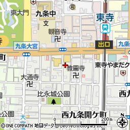 京都府京都市南区西九条東比永城町85周辺の地図