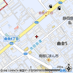 ヤマト運輸株式会社　クロネコヤマトの宅急便・静岡サービスセンター周辺の地図