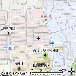 京都府京都市山科区西野大鳥井町23-64周辺の地図