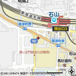 京都中央信用金庫石山支店周辺の地図