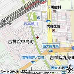 京都府京都市南区吉祥院清水町10周辺の地図