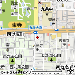 京都府京都市南区西九条比永城町64周辺の地図
