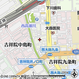京都府京都市南区吉祥院清水町1周辺の地図