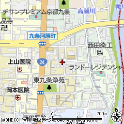 京都府京都市南区東九条宇賀辺町10周辺の地図