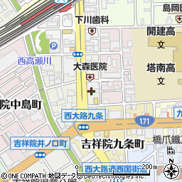 京都府京都市南区吉祥院清水町36周辺の地図