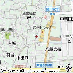 愛知県知多郡東浦町緒川屋敷参区20周辺の地図