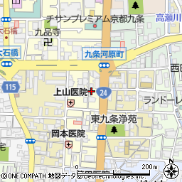 京都府京都市南区東九条東御霊町39周辺の地図