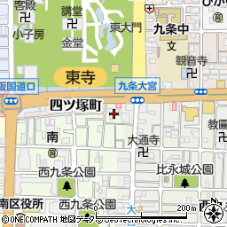 京都府京都市南区西九条南田町43周辺の地図