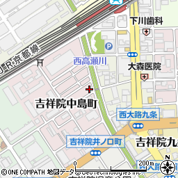 フカイデンキ九条店周辺の地図