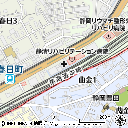 静岡教科書周辺の地図