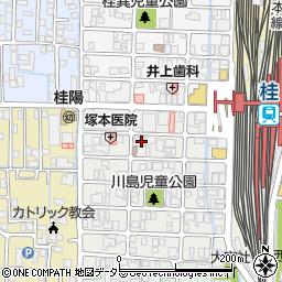 Ａ西京区・ハチの巣駆除　２４Ｘ３６５安心受付センター周辺の地図