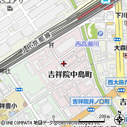 京都西大路焼肉基地周辺の地図