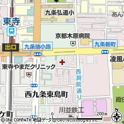 京都府京都市南区東九条西山町39周辺の地図