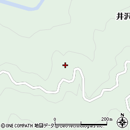 愛知県岡崎市井沢町小坂周辺の地図