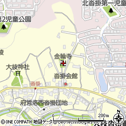 金輪寺周辺の地図