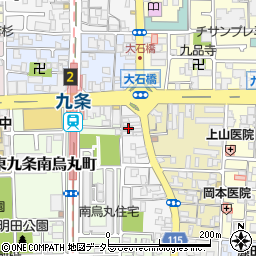 京都府京都市南区東九条西御霊町28周辺の地図