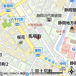 有限会社豆豊商店　浅間通り店周辺の地図