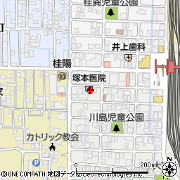 京都府京都市西京区川島有栖川町31周辺の地図