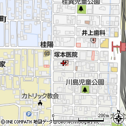 京都府京都市西京区川島有栖川町29周辺の地図
