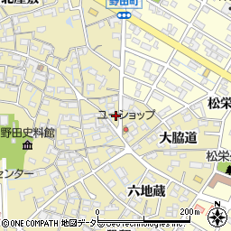 愛知県刈谷市野田町東出口周辺の地図