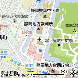 株式会社静岡県官報販売所周辺の地図