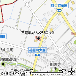 愛知県安城市篠目町肥田39-6周辺の地図