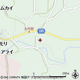 愛知県岡崎市大井野町シモヤシキ41周辺の地図