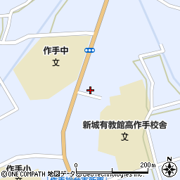愛知県新城市作手高里木戸口44周辺の地図