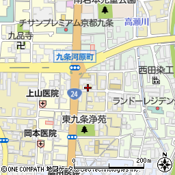 京都府京都市南区東九条宇賀辺町4周辺の地図