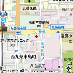 京都府京都市南区東九条西山町48周辺の地図