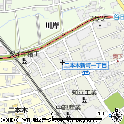 ダイキ精工株式会社　第二工場周辺の地図