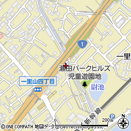 滋賀県大津市一里山周辺の地図