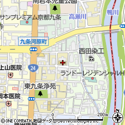 京都府京都市南区東九条宇賀辺町8周辺の地図
