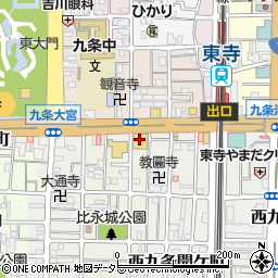 フレスコ東寺店周辺の地図