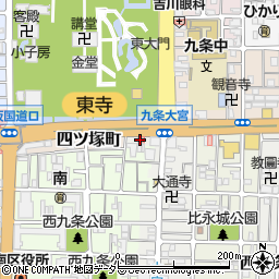 京都府京都市南区西九条比永城町120周辺の地図