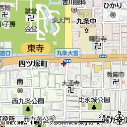 ミニストップ京都東寺前店周辺の地図