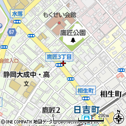 株式会社甘糟鑑定事務所　静岡支部周辺の地図