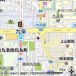 シャトル京都駅周辺の地図