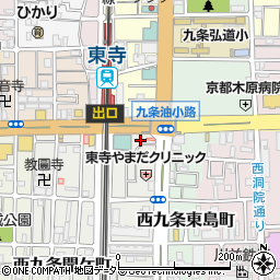 京都府京都市南区西九条島町51周辺の地図