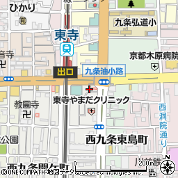 京都府京都市南区西九条島町50周辺の地図