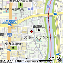 京都府京都市南区東九条北松ノ木町28-11周辺の地図