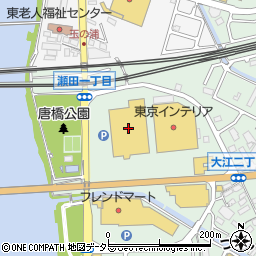 ホームセンターコーナン大津瀬田川店周辺の地図