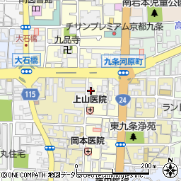 京都府京都市南区東九条東御霊町27周辺の地図