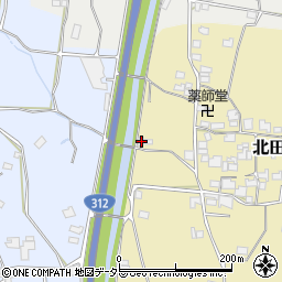 兵庫県神崎郡市川町北田中36周辺の地図