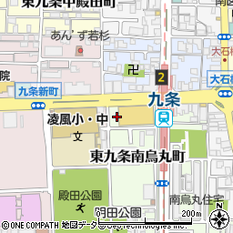京都府京都市南区東九条南烏丸町27周辺の地図