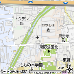 ＢＥＬＩＳＴＡ京都山科周辺の地図