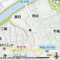 愛知県刈谷市高須町懸貝1-10周辺の地図