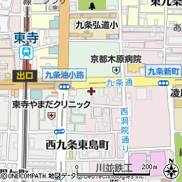 吉野家京都九条店周辺の地図